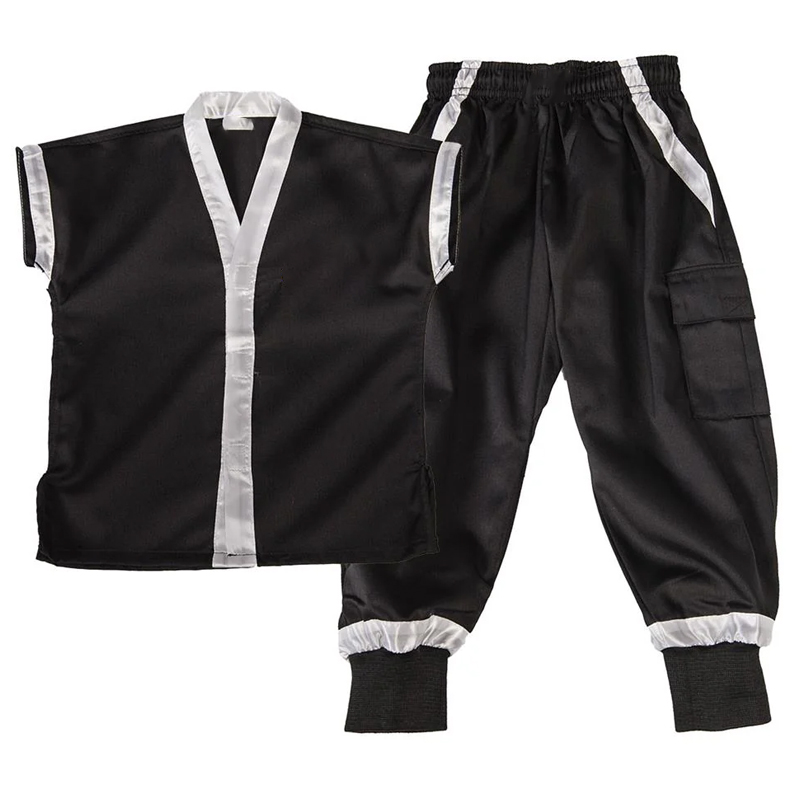 Traditional Ninjutsu Uniform – Black Cotton