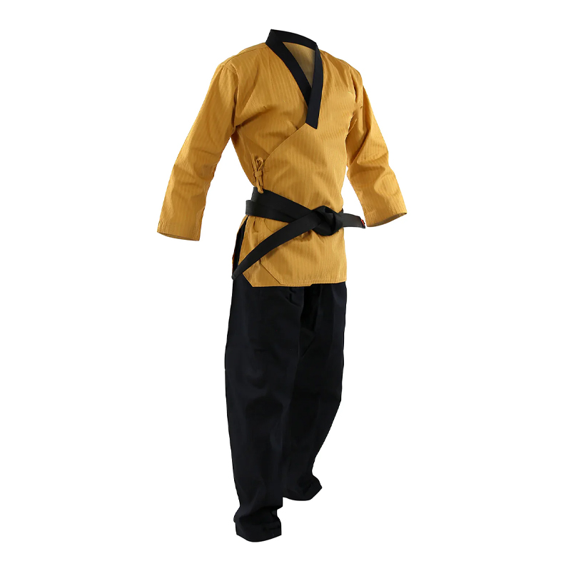 Black V-Neck Taekwondo Uniform – Advanced Level