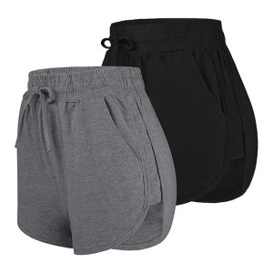 High-Waisted Workout Shorts
