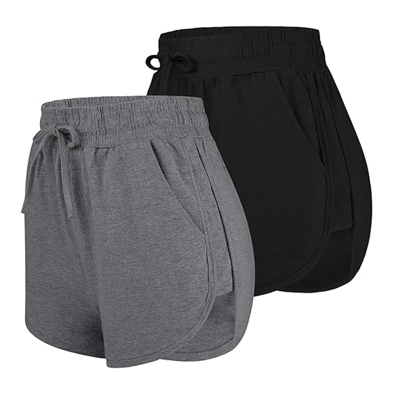 High-Waisted Workout Shorts