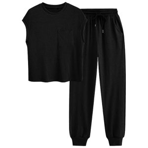 Mesh Panel Workout Track Suit