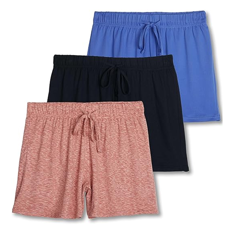 Mesh Detail Mid-Thigh Shorts